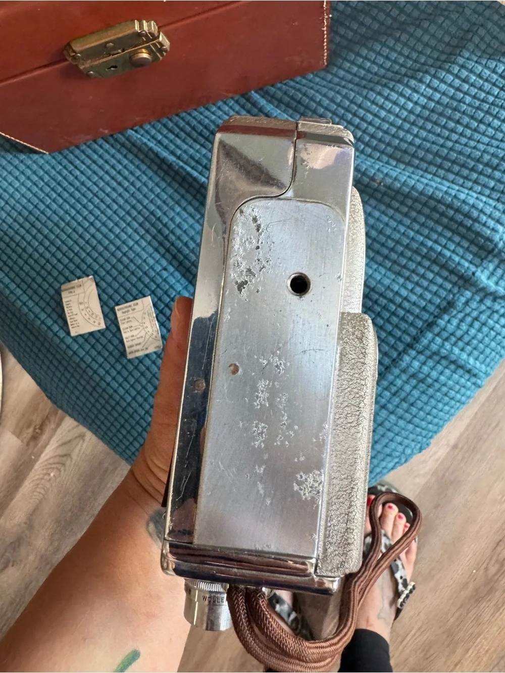 Vintage Revere 16 Magazine Camera With Case Untested